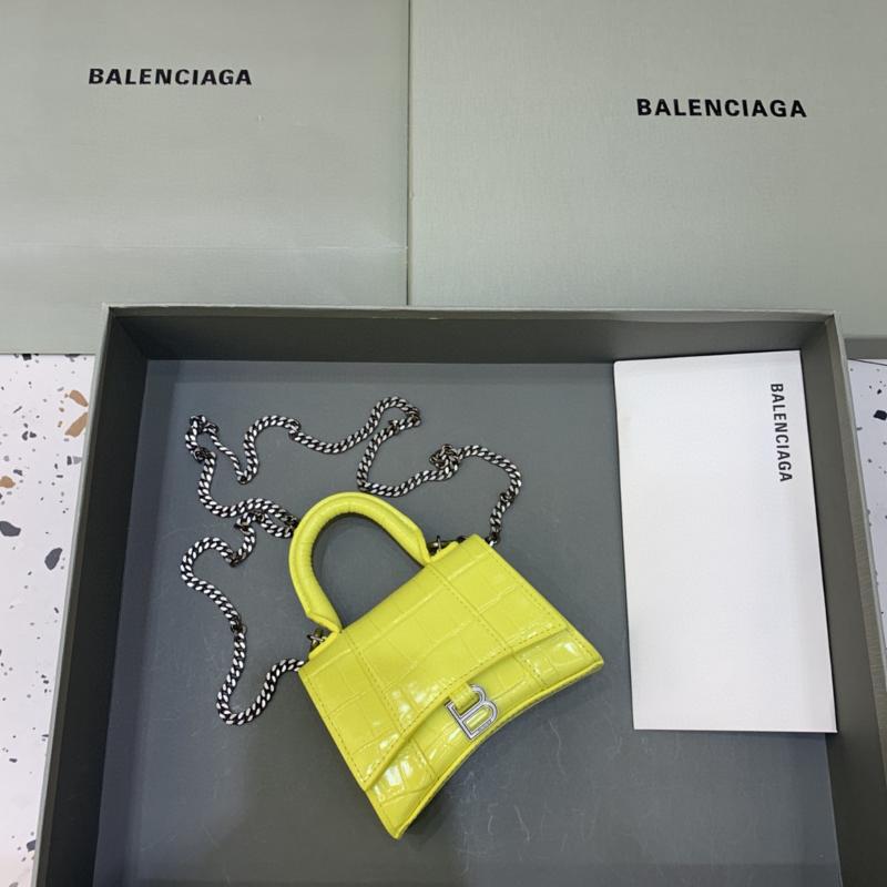 Balenciaga Bags 664676 Crocodile Yellow
